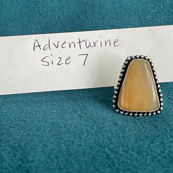 9 Gemstone Ring Bundle, Size 6 to 9 - SOLD - Picture 12 of 16